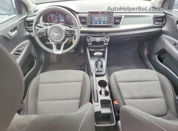 3KPA24AD9LE341125 2020 KIA RIO Silver Widok deski rozdzielczej