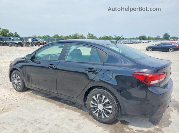 3KPA24AD9LE345577 2020 KIA RIO Black Հետևի ձախ
