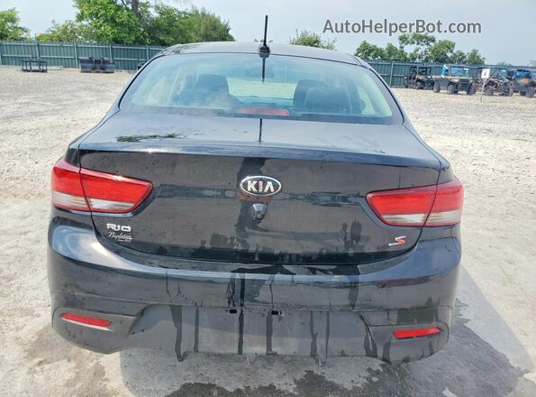 3KPA24AD9LE345577 2020 KIA RIO Black Հետևի տեսք