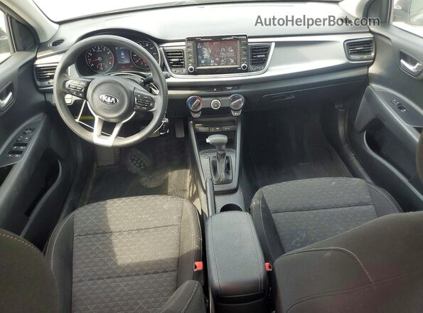 3KPA24AD9LE345577 2020 KIA RIO Black Առջևի վահանակի տեսք