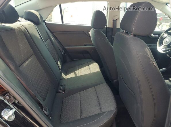 3KPA24AD9LE345577 2020 KIA RIO Black Հետևի նստատեղերի տեսք