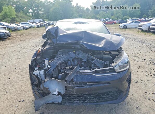 3KPA24AD9ME400790 2021 KIA RIO Black Front view