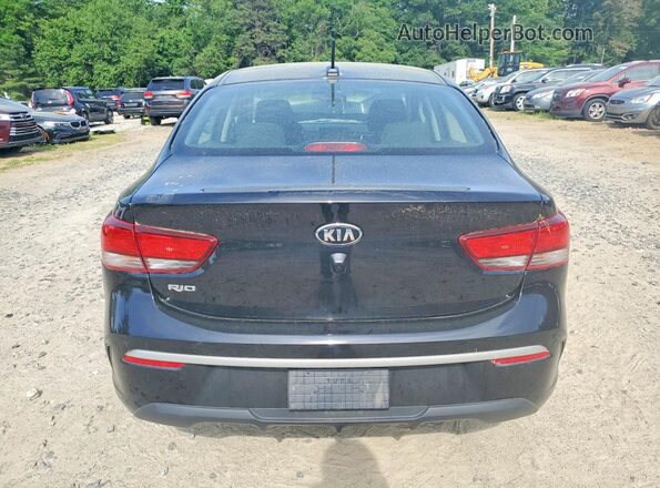 3KPA24AD9ME400790 2021 KIA RIO Black Rear view