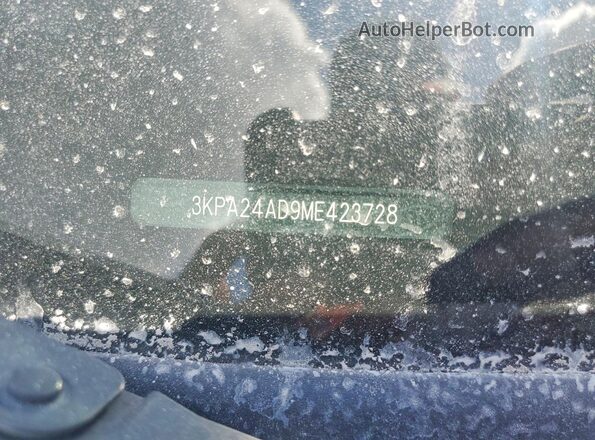 3KPA24AD9ME423728 2021 KIA RIO Blue Շարժիչի բաժամունքի տեսք