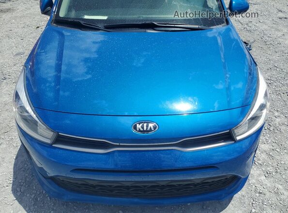 3KPA24AD9ME423728 2021 KIA RIO Blue Սալոնի հետևի տեսք