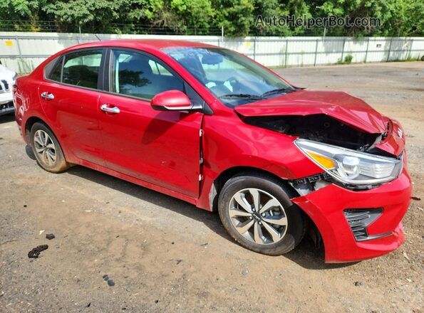 3KPA24AD9NE504665 2022 KIA RIO Red Delantero derecho
