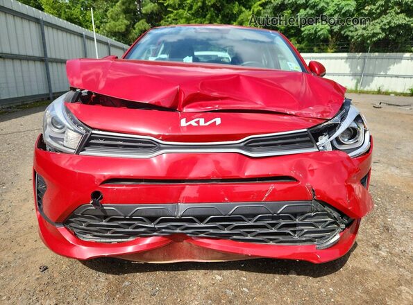 3KPA24AD9NE504665 2022 KIA RIO Red Vista frontal
