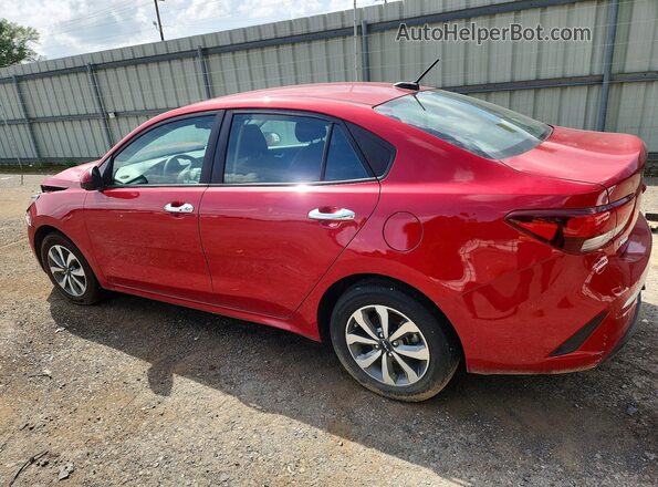 3KPA24AD9NE504665 2022 KIA RIO Red Trasero izquierdo