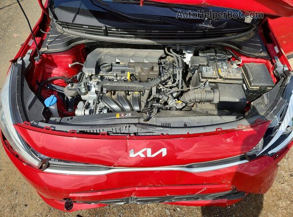 3KPA24AD9NE504665 2022 KIA RIO Red Vista interior trasera