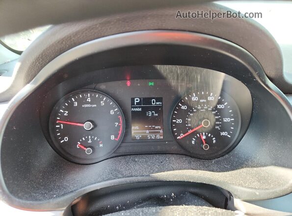 3KPA24ADXLE309817 2020 KIA RIO Black Vista del cuadro de instrumentos
