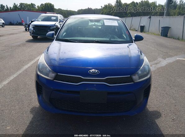 3KPA24ADXLE317934 2020 KIA RIO Синий Вид щитка приборов