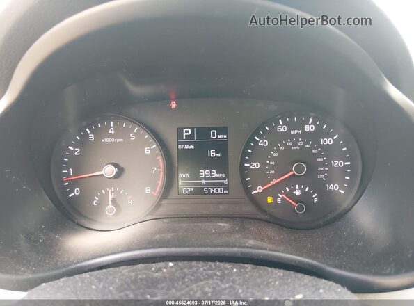 3KPA24ADXLE317934 2020 KIA RIO Синий Вид задних сидений