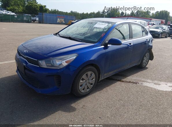 3KPA24ADXLE317934 2020 KIA RIO Синий Передняя левая четверть