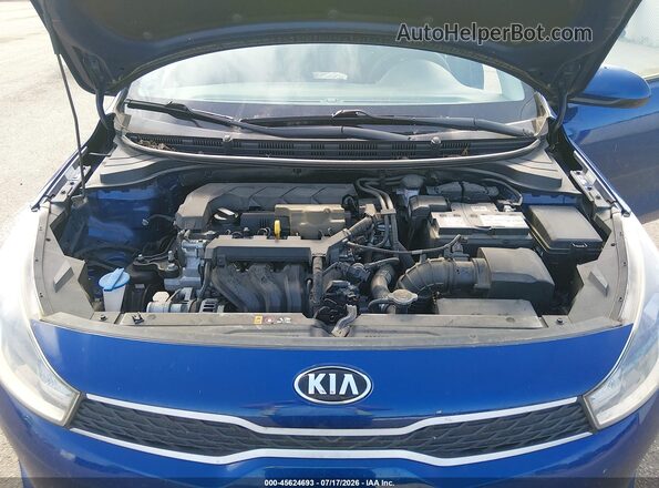 3KPA24ADXLE317934 2020 KIA RIO Синий Вид сзади