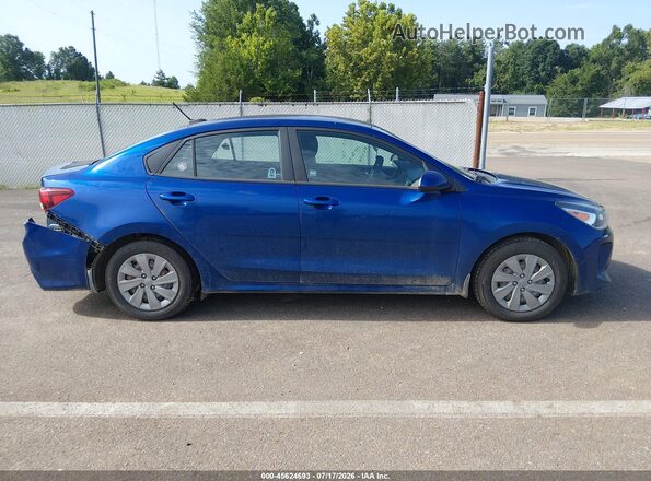 3KPA24ADXLE317934 2020 KIA RIO Синий Вид задней части салона