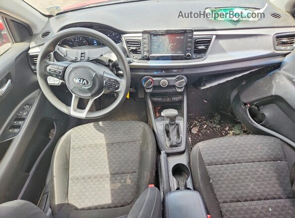 3KPA24ADXLE354823 2020 KIA RIO Red Առջևի վահանակի տեսք