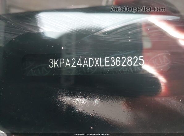 3KPA24ADXLE362825 2020 KIA RIO Серебряный Вид подкапотного пространства