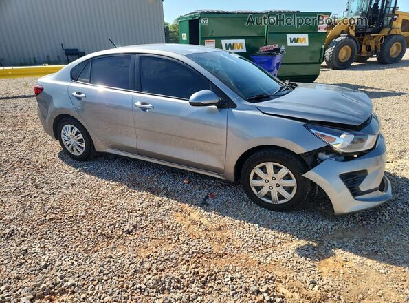3KPA24ADXME367251 2021 KIA RIO Silver Передня права чверть