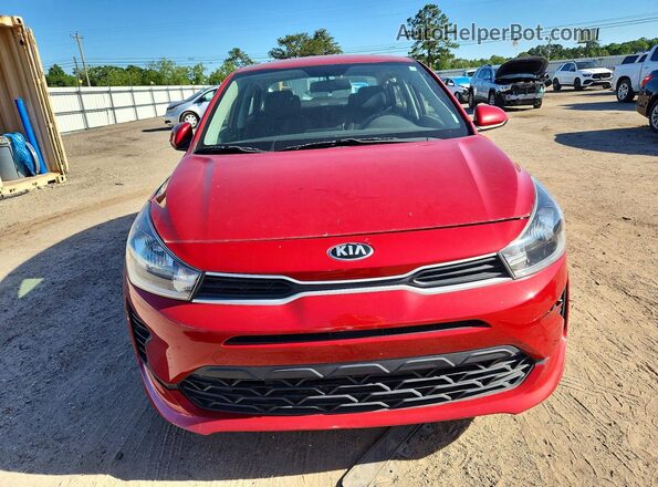 3KPA24ADXME403827 2021 KIA RIO Red Front view