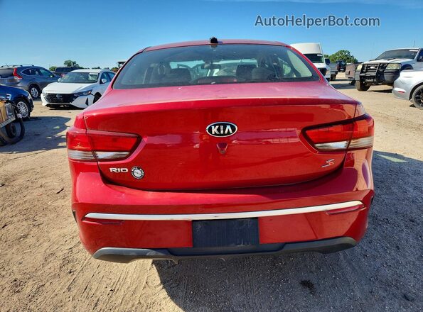 3KPA24ADXME403827 2021 KIA RIO Red Rear view