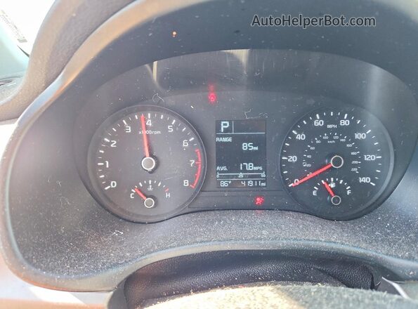 3KPA24ADXME403827 2021 KIA RIO Red Instrument cluster view