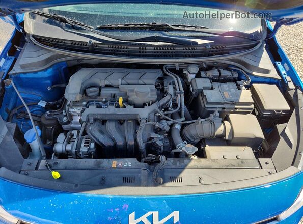 3KPA24ADXPE529643 2023 KIA RIO Blue Rear interior view