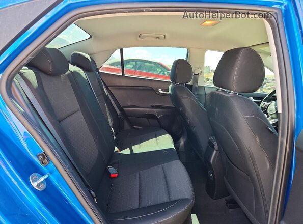 3KPA24ADXPE529643 2023 KIA RIO Blue Rear seats view