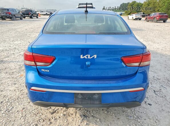 3KPA24ADXPE587364 2023 KIA RIO Blue Հետևի տեսք
