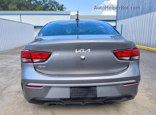 3KPA24ADXPE604079 2023 KIA RIO Gray Вид ззаду