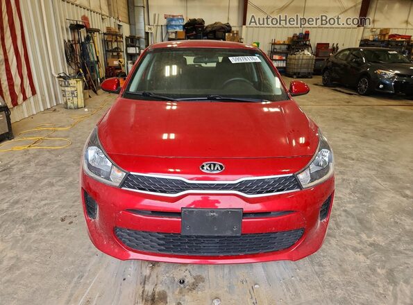 3KPA25AB2KE232959 2019 KIA RIO Red Դիմացի տեսք