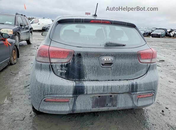 3KPA25AB3JE040335 2018 KIA RIO Black Հետևի տեսք