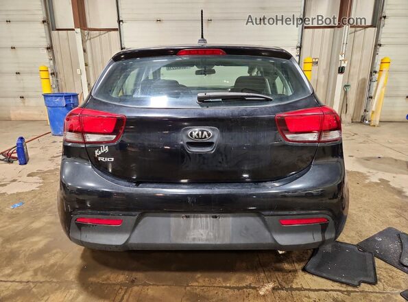 3KPA25AB4JE045141 2018 KIA RIO Black Հետևի տեսք