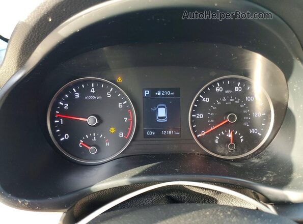 3KPA25AD0LE334442 2020 KIA RIO Gray Սարքավորումների վահանակի տեսք