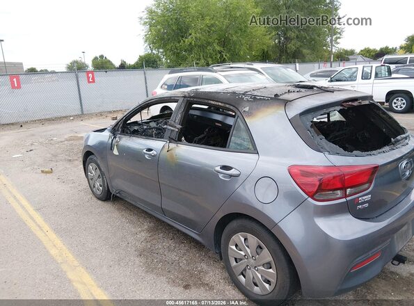 3KPA25AD2LE288323 2020 KIA RIO 5-DOOR Gray Հետևի ձախ