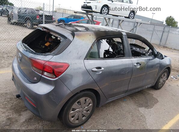 3KPA25AD2LE288323 2020 KIA RIO 5-DOOR Gray Հետևի աջ