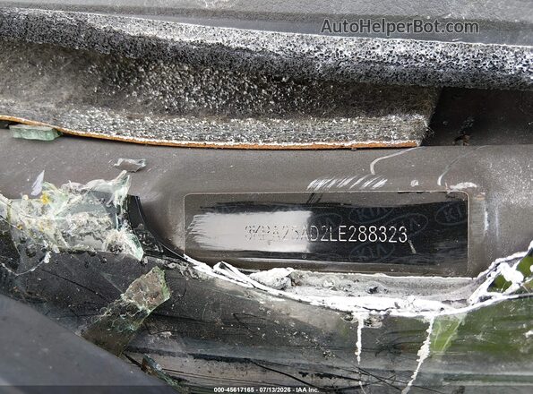 3KPA25AD2LE288323 2020 KIA RIO 5-DOOR Gray Շարժիչի բաժամունքի տեսք