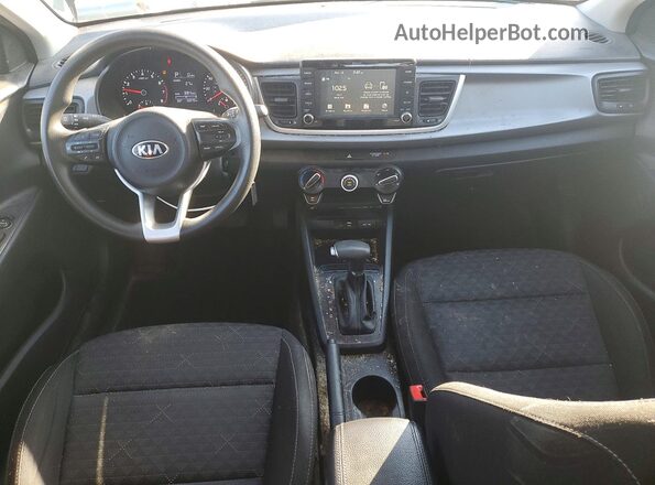 3KPA25AD3LE333821 2020 KIA RIO Black წინა პანელის ხედი