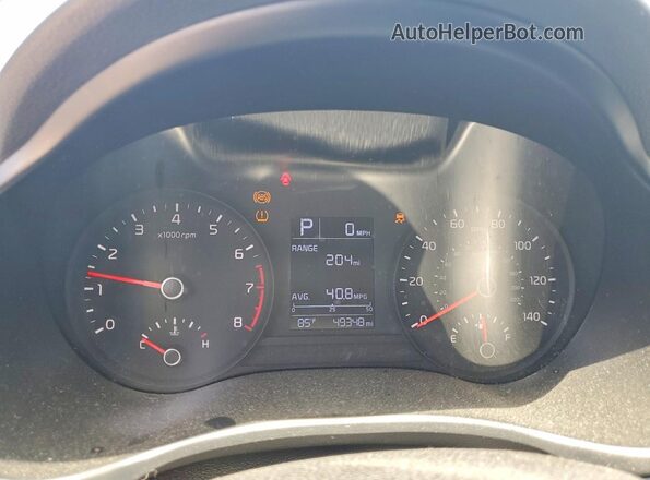3KPA25AD3PE628438 2023 KIA RIO Gray Vista del cuadro de instrumentos