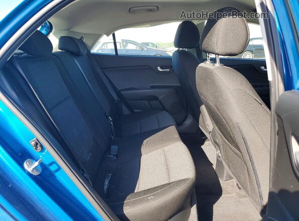3KPA25AD4ME418393 2021 KIA RIO Blue უკანა სალონის ხედი