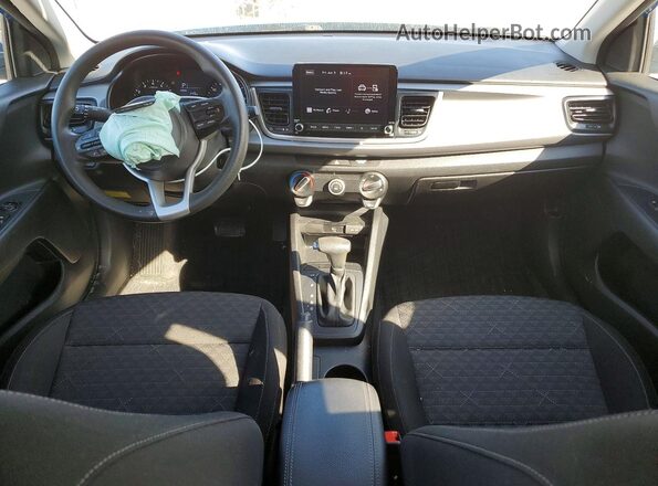 3KPA25AD4ME418393 2021 KIA RIO Blue წინა პანელის ხედი