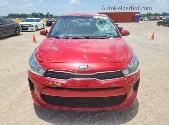 3KPA25AD7LE333496 2020 KIA RIO Red Вид спереду