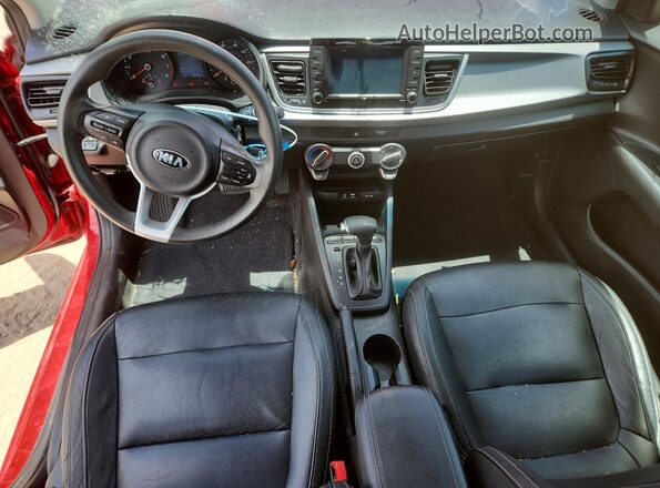 3KPA25AD7LE333496 2020 KIA RIO Red Вид панелі приладів