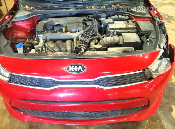 3KPA25AD7LE349228 2020 KIA RIO Red Vista interior trasera