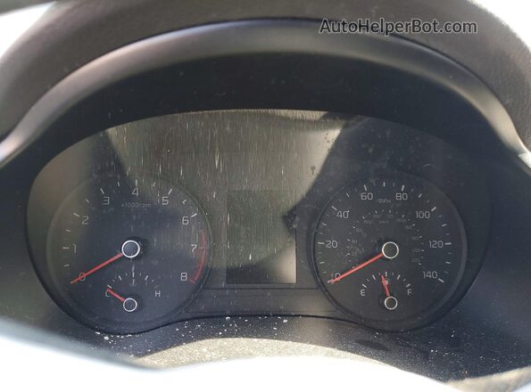 3KPA25AD8ME404089 2021 KIA RIO Silver ხელსაწყოთა პანელის ხედი