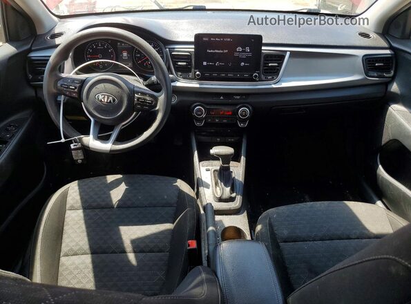 3KPA25AD9ME433522 2021 KIA RIO Red Dashboard view