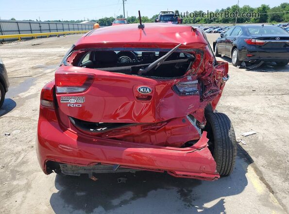 3KPA25AD9ME433522 2021 KIA RIO Red Rear view