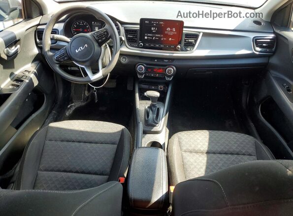 3KPA25AD9PE622627 2023 KIA RIO Black Вид панелі приладів