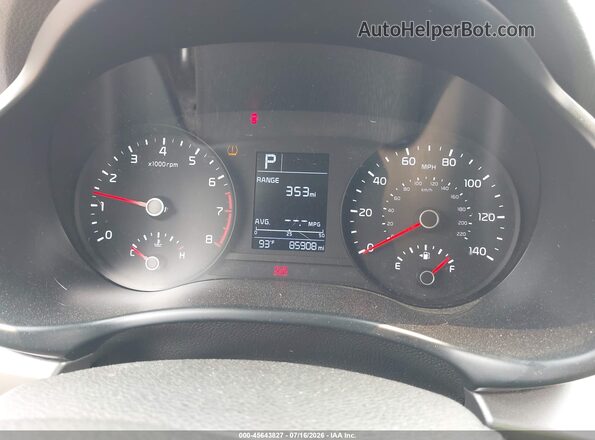 3KPA25ADXPE597432 2023 KIA RIO 5-DOOR Gray Вид задніх сидінь