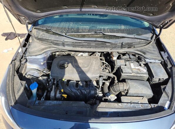 3KPA34AB0JE063949 2018 KIA RIO Синий Вид задней части салона