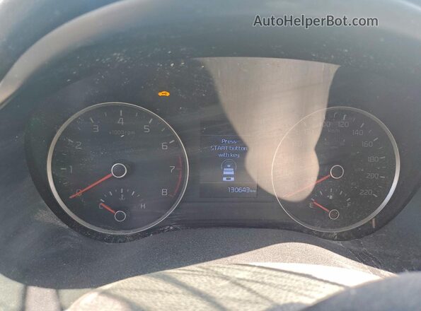 3KPA35AD0LE324068 2020 KIA RIO Silver Вид щитка приладів